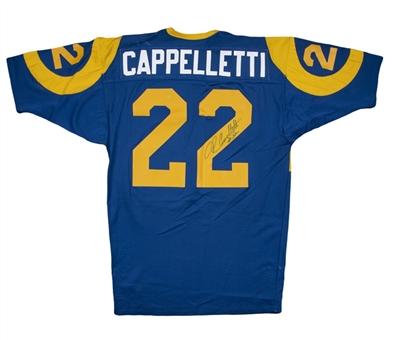 1970s Mid John Cappelletti Game Used & Signed Los Angeles Rams Home Jersey (Beckett)